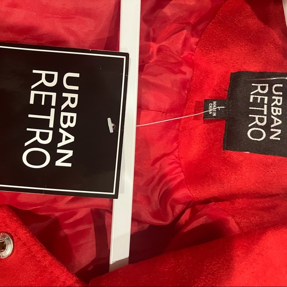 Urban Retro Womens Red Jacket - Picture 2 of 3